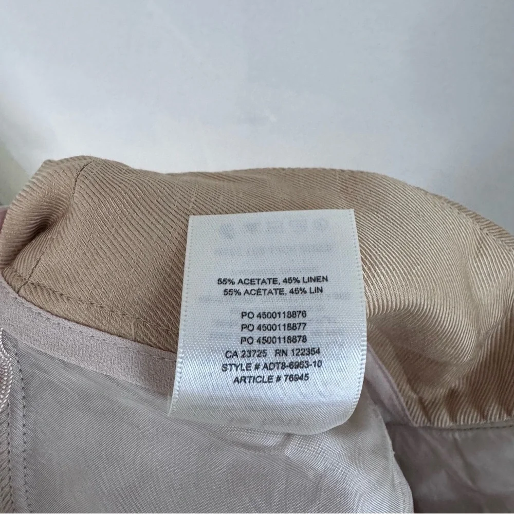 Aritzia Wilfred Le Fou Tango Trousers Tan Gold size 00